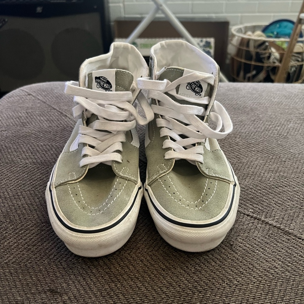 Vans White High-Top Sneakers